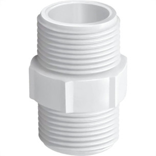 Nipel Branco Krona Rosca 1'' - Kit C/24 Pecas