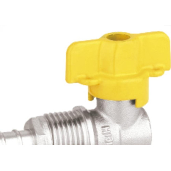 Registro Para Gas Esfera Higiban Angular - 1/2'' X 1/2'' E 1/2'' X 3/8'' Registro Para Gas Esfera Higiban Angular - 1/2'' X 1/2'' E 1/2'' X 3/8''