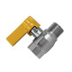 Registro Para Gas Esfera Higiban Horizontal 1/2'' X 1/2'' Registro Para Gas Esfera Higiban Horizontal 1/2'' X 1/2''