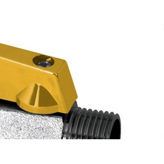 Registro Para Gas Esfera Higiban Niquelado Mxf 1/2''
