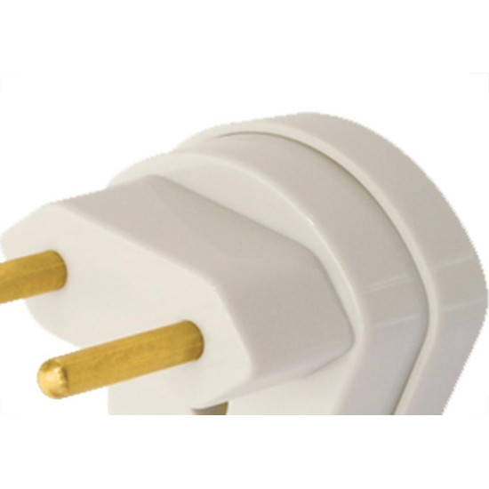 Pino Prensa Cabo Fame Bipolar 10A. Cinza 1453