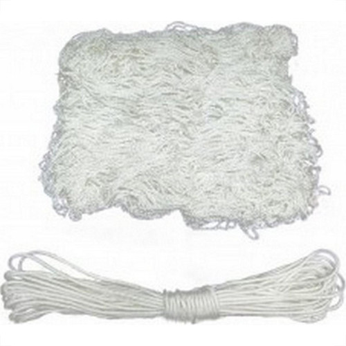 Tela De Protecao Victoria Regia Kit Com Corda 3,50M X 5M Branca Tela De Protecao Victoria Regia Kit Com Corda 3,50M X 5M Branca