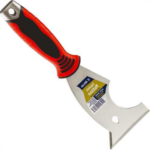 Espatula Atlas Multiuso Aco Inox 7,5Cm Cabo Plastico - At195/1