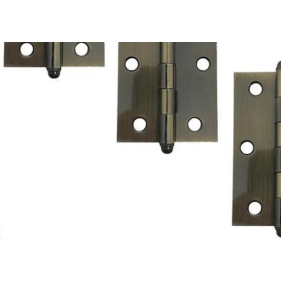 Dobradica Concept Blister Pado Aco Oxidado 3521 - 3 Pecas - 3.1/2'' X 2.1/2''