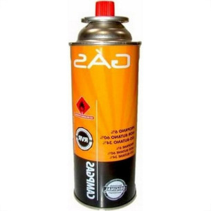 Gas Butano/Propano Nautika Cartucho 227G Campgas - Kit C/4 Pecas