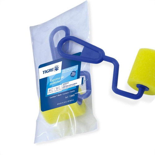 Rolo De Poliester Tigre 4Cm - 1345 - Kit C/12 Pecas Rolo De Poliester Tigre 4Cm - 1345 - Kit C/12 Pecas