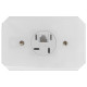 Conjunto Ilumi Stylus Branco Com Placa 1 Tomada Telefone Rj11 - 2565 Conjunto Ilumi Stylus Branco Com Placa 1 Tomada Telefone Rj11 - 2565
