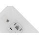 Conjunto Ilumi Stylus Branco Com Placa 1 Tomada Telefone Rj11 - 2565 Conjunto Ilumi Stylus Branco Com Placa 1 Tomada Telefone Rj11 - 2565
