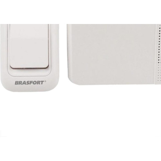 Campainha Sem Fio Bivolt Brasfort Musical 52 Toques Pilha/Tomada - 7890