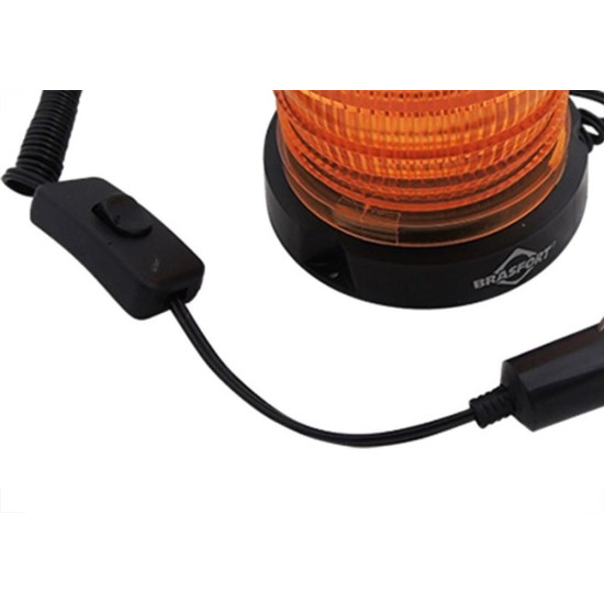 Sinalizador De Led Para Veiculo Com Base Magnetica Brasfort 10-30V - 8210 Sinalizador De Led Para Veiculo Com Base Magnetica Brasfort 10-30V - 8210