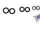Reparo Para Torneira Censi Kit Aneis O`Ring Com 12 Pecas - 42100