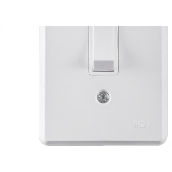 Conjunto Ilumi Pratika Com Placa 1 Simples - 1917 Conjunto Ilumi Pratika Com Placa 1 Simples - 1917