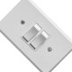 Conjunto Ilumi Pratika Com Placa 2 Simples - 1918 Conjunto Ilumi Pratika Com Placa 2 Simples - 1918