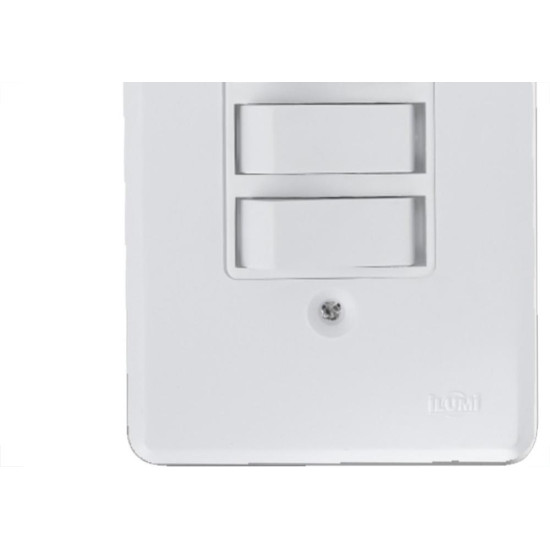 Conjunto Ilumi Pratika Com Placa 3 Simples - 1919 Conjunto Ilumi Pratika Com Placa 3 Simples - 1919