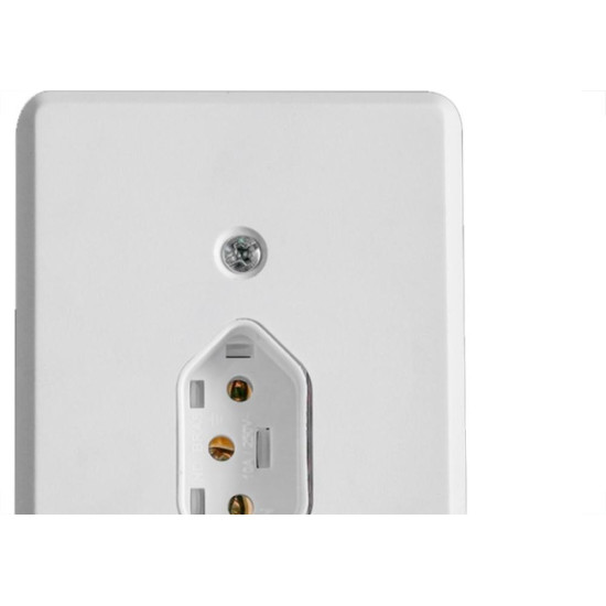 Conjunto Ilumi Pratika Com Placa 1 Tomada 2P+T. 10A. - 19140