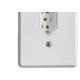 Conjunto Ilumi Pratika Com Placa 1 Tomada 2P+T. 20A. - 19141 Conjunto Ilumi Pratika Com Placa 1 Tomada 2P+T. 20A. - 19141