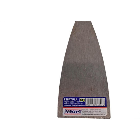 Espatula Pacetta Aco Forjada 2050 - 6Cm Espatula Pacetta Aco Forjada 2050 - 6Cm