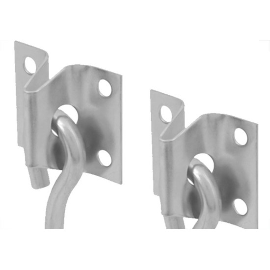 Gancho Para Rede Parafusar Alianca 1371 Zi - Zincado (Caixa Com 10 Pares) - Kit C/10 Pares Gancho Para Rede Parafusar Alianca 1371 Zi - Zincado (Caixa Com 10 Pares) - Kit C/10 Pares