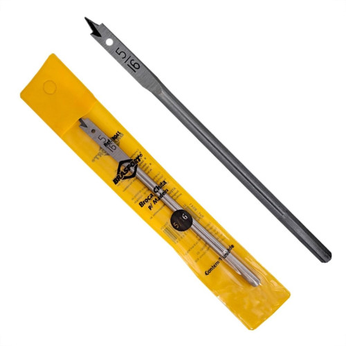 Broca Chata Madeira Brasfort 5/16'' - 8041 Broca Chata Madeira Brasfort 5/16'' - 8041