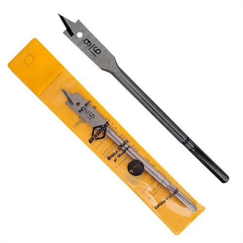 Broca Chata Madeira Brasfort 9/16'' - 8045 Broca Chata Madeira Brasfort 9/16'' - 8045