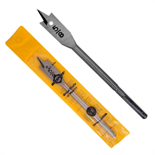 Broca Chata Madeira Brasfort Tam.G 5/8'' - 8046 Broca Chata Madeira Brasfort Tam.G 5/8'' - 8046