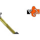 Parafuso Para Tanque Latao Unifix B-12 Com 2 Pecas Parafuso Para Tanque Latao Unifix B-12 Com 2 Pecas