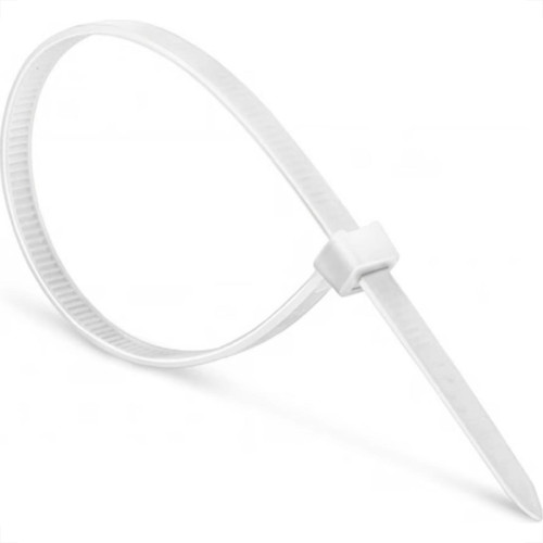 Abracadeira Nylon Foxlux Branca 2,5Mmx100Mm Com 100 Pecas