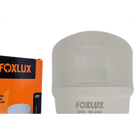 Lampada Led Alta Potencia Foxlux 40W. 3.600Lm Bivolt 6500K.