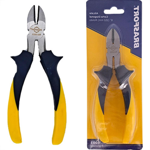 Alicate Corte Diagonal Brasfort 6'' Profissional Polido - 8003 Alicate Corte Diagonal Brasfort 6'' Profissional Polido - 8003