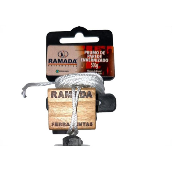 Prumo Pedreiro Ramada Aco No.3 - 500G Prumo Pedreiro Ramada Aco No.3 - 500G