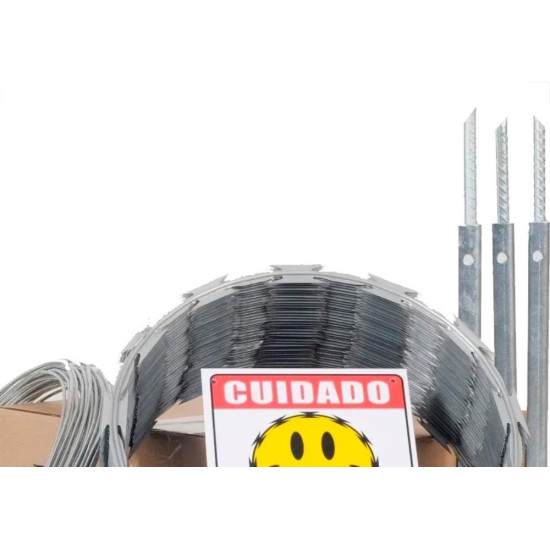 Cerca Perimetral Kit Sol Galvanizada 30Cm X 5M Cerca Perimetral Kit Sol Galvanizada 30Cm X 5M
