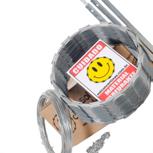 Cerca Perimetral Kit Sol Galvanizada 30Cm X 10M Cerca Perimetral Kit Sol Galvanizada 30Cm X 10M