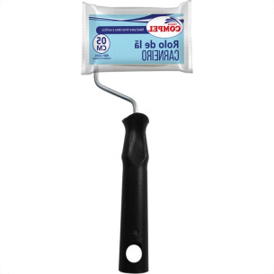 Rolo La Compel 5Cm Carneiro 1205 - Kit C/12 Pecas