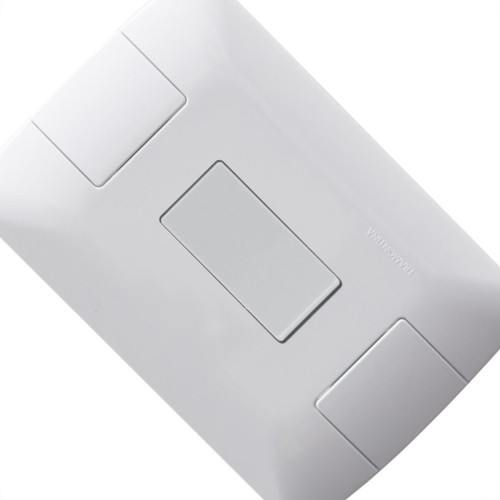 Conjunto Tramontina Com Placa Aria 1 Simples - 57241/001 Conjunto Tramontina Com Placa Aria 1 Simples - 57241/001