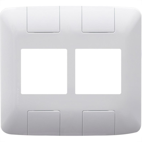 Placa Conjunto Modular Tramontina Aria 4X4 - 4 Modulos 57203/026 Placa Conjunto Modular Tramontina Aria 4X4 - 4 Modulos 57203/026