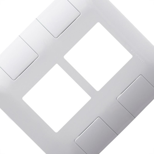 Placa Conjunto Modular Tramontina Aria 4X4 - 4 Modulos 57203/026 Placa Conjunto Modular Tramontina Aria 4X4 - 4 Modulos 57203/026