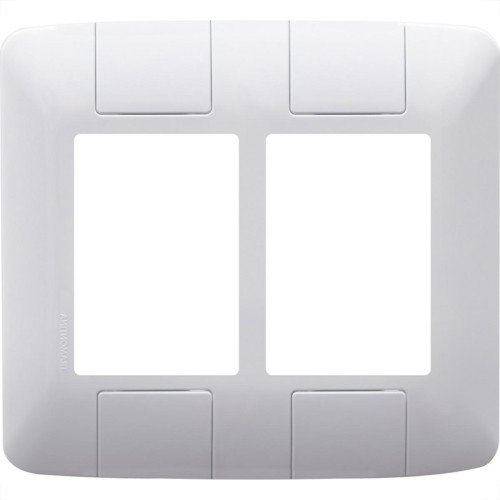 Placa Conjunto Modular Tramontina Aria 4X4 - 6 Modulos 57203/031 Placa Conjunto Modular Tramontina Aria 4X4 - 6 Modulos 57203/031
