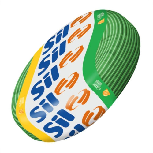 Cabinho Flexivel Sil 4,0Mm Verde Com 100M Cabinho Flexivel Sil 4,0Mm Verde Com 100M