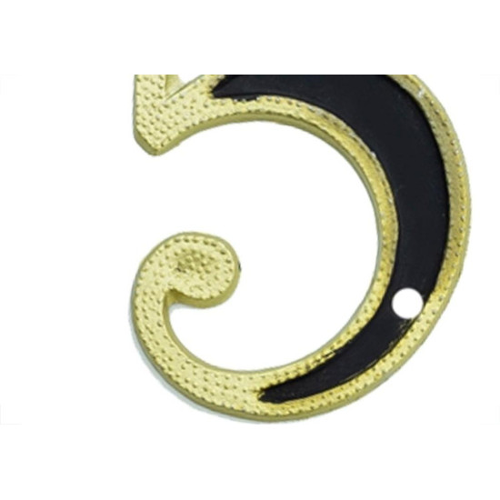 Numero Residencial Colonial Luxo Metal Thompson No.5 Numero Residencial Colonial Luxo Metal Thompson No.5