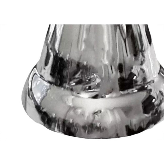 Acabamento Para Registro Metrox 3393 - C-23 - 1.1/4'' A 1.1/2 Canopla Abs Cromado