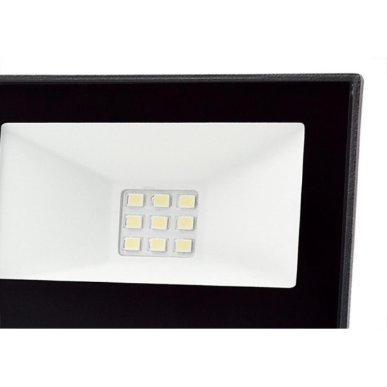 Refletor De Led Avant Slim 10W. 6500K. 750Lm Ip65 Preto Bivolt Refletor De Led Avant Slim 10W. 6500K. 750Lm Ip65 Preto Bivolt