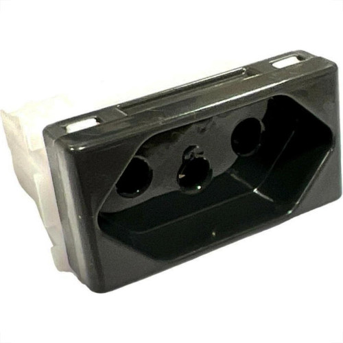 Modulo Tramontina Liz/Lux² Grafite Tomada 2P+T. 10A. - 57215/030 Modulo Tramontina Liz/Lux² Grafite Tomada 2P+T. 10A. - 57215/030