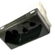 Modulo Tramontina Liz/Lux² Grafite Tomada 2P+T. 10A. - 57215/030 Modulo Tramontina Liz/Lux² Grafite Tomada 2P+T. 10A. - 57215/030