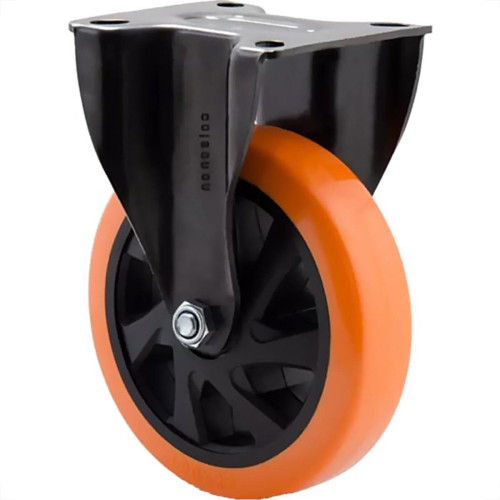 Rodizio Colson Base Fixa 5'' Laranja - Flpb514 Rodizio Colson Base Fixa 5'' Laranja - Flpb514