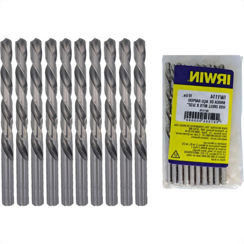 Broca Aco Rapido Irwin Tam.G 5/32'' - Kit C/10 Pecas Broca Aco Rapido Irwin Tam.G 5/32'' - Kit C/10 Pecas