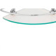 Porta Shampoo Vidro Hidrolar Com Haste 20X20Cm De Canto