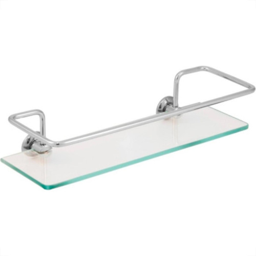 Porta Shampoo Vidro Hidrolar Com Haste 40X10Cm Porta Shampoo Vidro Hidrolar Com Haste 40X10Cm