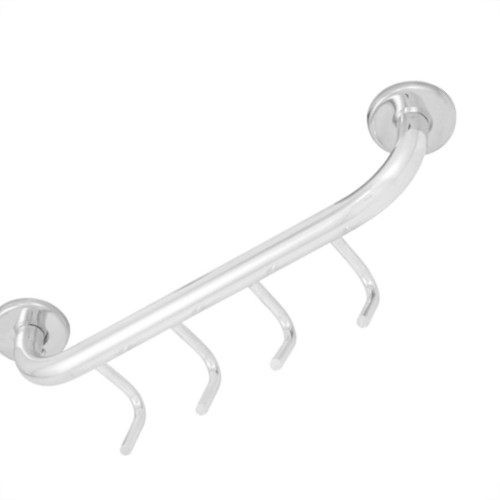 Acessorio Wc Hidrolar Cuisine Cabide Quadruplo Barra 25Cm Acessorio Wc Hidrolar Cuisine Cabide Quadruplo Barra 25Cm