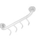 Acessorio Wc Hidrolar Cuisine Cabide Quadruplo Barra 25Cm Acessorio Wc Hidrolar Cuisine Cabide Quadruplo Barra 25Cm