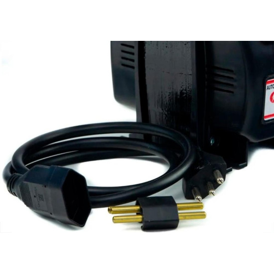Transformador Bivolt Fiolux Premium 5000Va 2 Polos + Terra 3000W Transformador Bivolt Fiolux Premium 5000Va 2 Polos + Terra 3000W